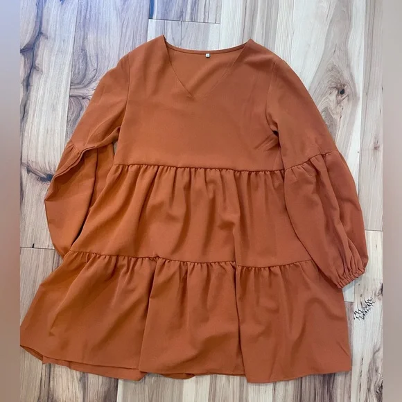 Womens Medium Orange Babydoll Dress | Color: Orange | Size: M | Pm-23567746's Closet Womens Medium Orange Babydoll Dress | Color: Orange | Size: M | Pm-23567746's Closet